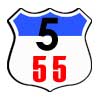 the Freeway five on 55