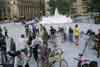 Massing on the Daley Plaza